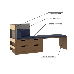 Alt Bench @ 12-10inch and 13 Bays (Left) (flip)