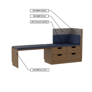 Alt Bench @ 12-10inch and 13 Bays (Right) (flip)