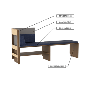 Bench @ 12-10inch and 13 Bays (Left) (flip)